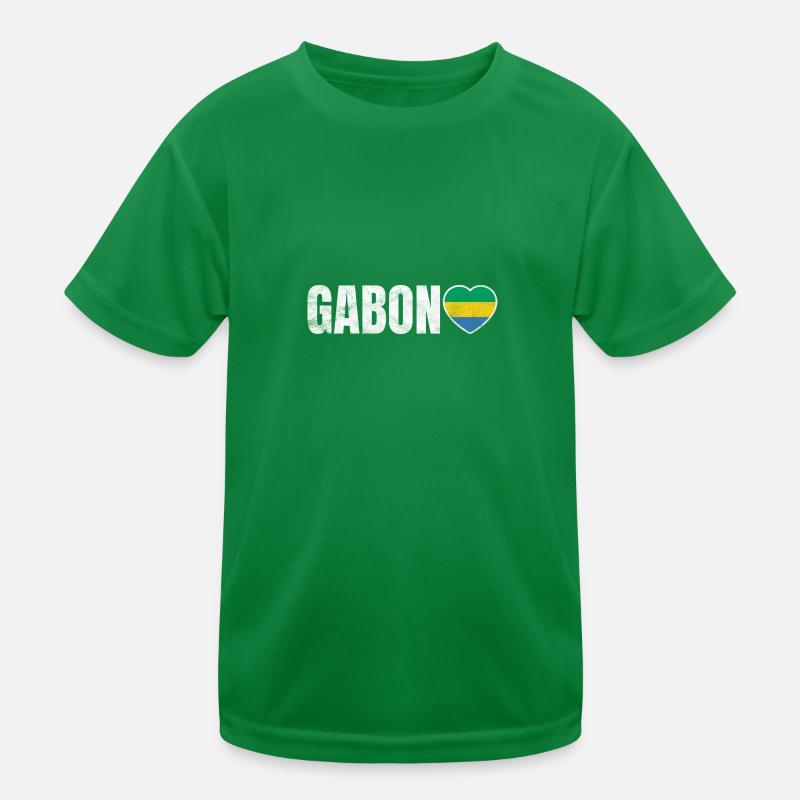 Gabun Kinder Funktions-T-Shirt