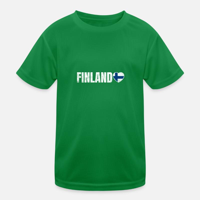 Finlande T-shirt sport Enfant