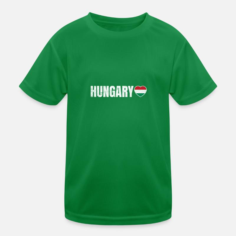Ungarn Kinder Funktions-T-Shirt