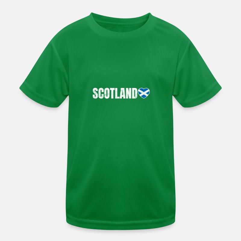 Schottland Kinder Funktions-T-Shirt