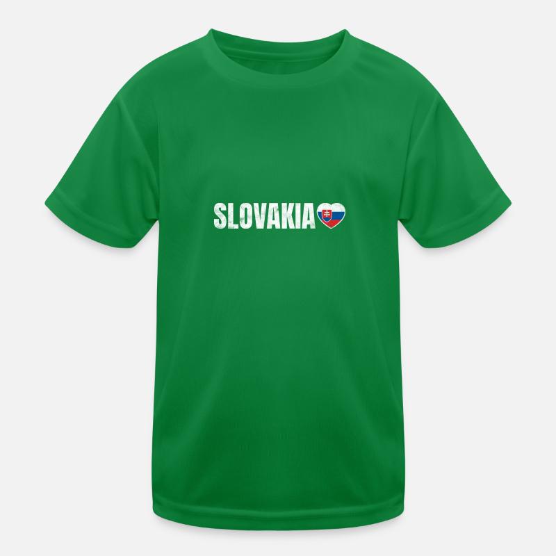 Slowakei Kinder Funktions-T-Shirt