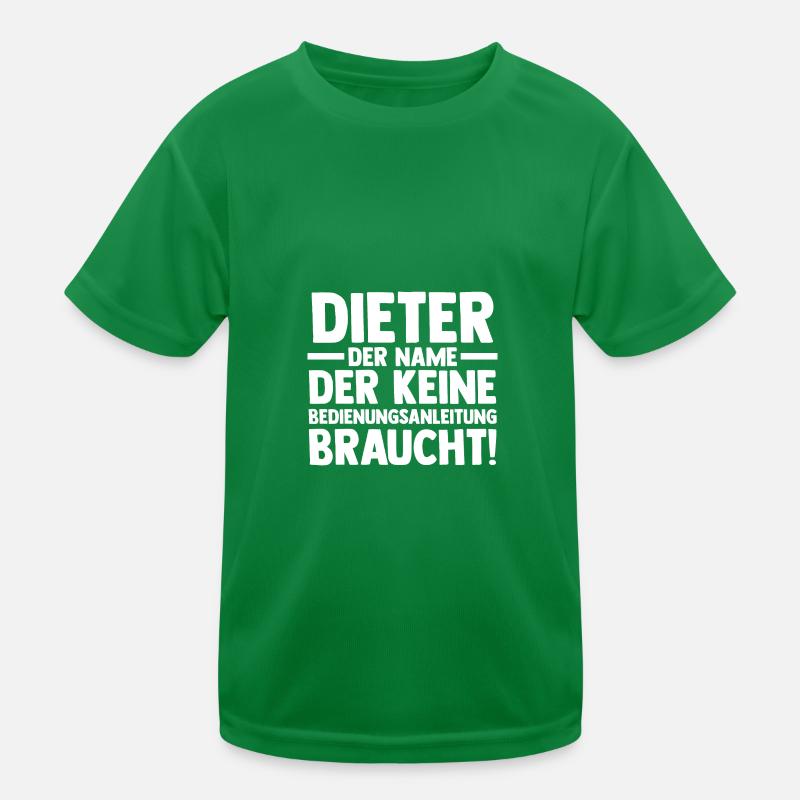 Vorname Dieter Kinder Funktions-T-Shirt