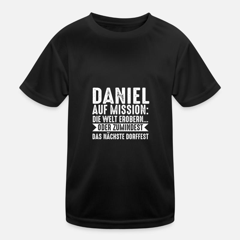 First name Daniel Kids Functional T-Shirt
