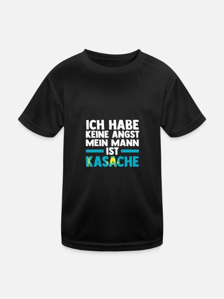 Kazakhstan Kazakhstan - Kids Functional T-Shirt - black - Front