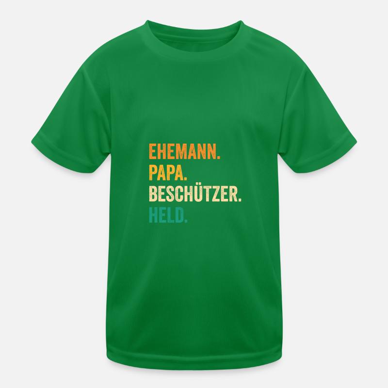 Ehemann Vater Papa Kinder Funktions-T-Shirt