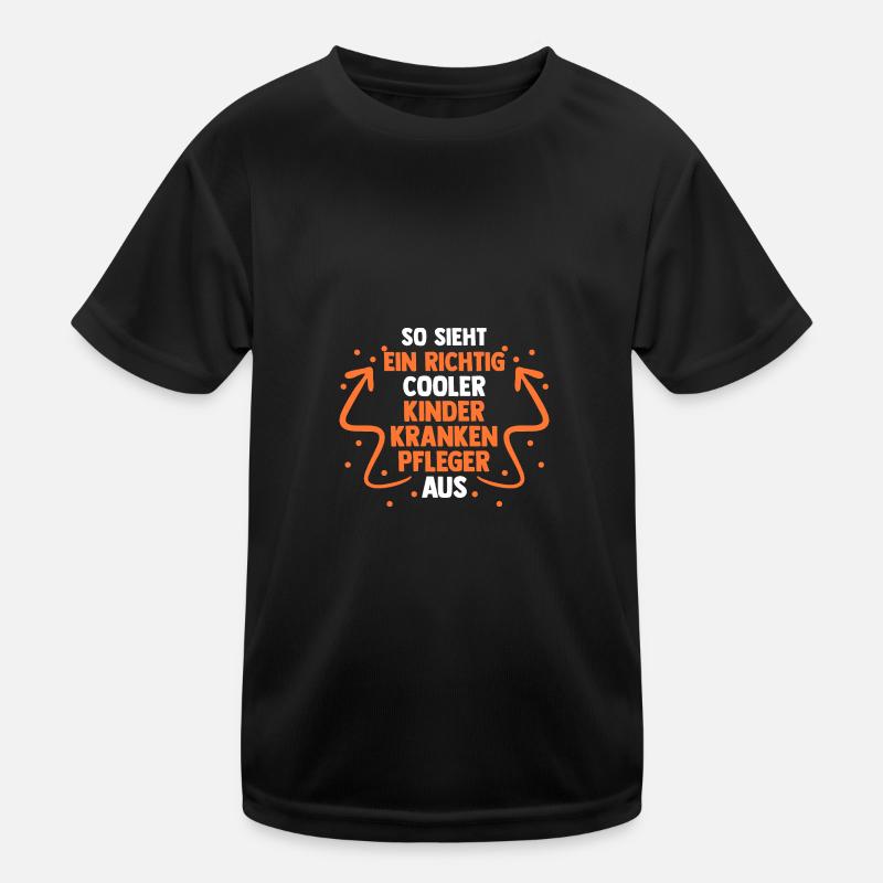 Pfleger Pflegekraft Kinderkrankenpfleger Kinder Funktions-T-Shirt