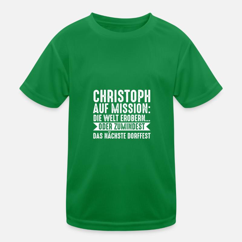 Prénom Chris Christoph T-shirt sport Enfant