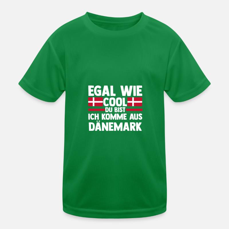 Dänen Dänisch Dänemark Kinder Funktions-T-Shirt