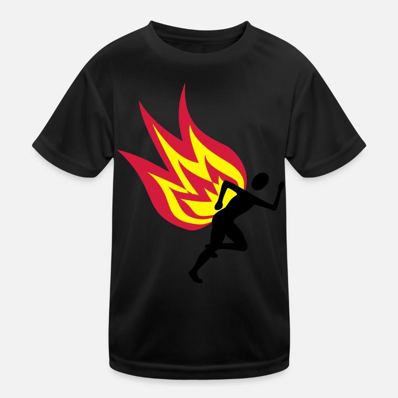 Jogger fire Kids Functional T-Shirt