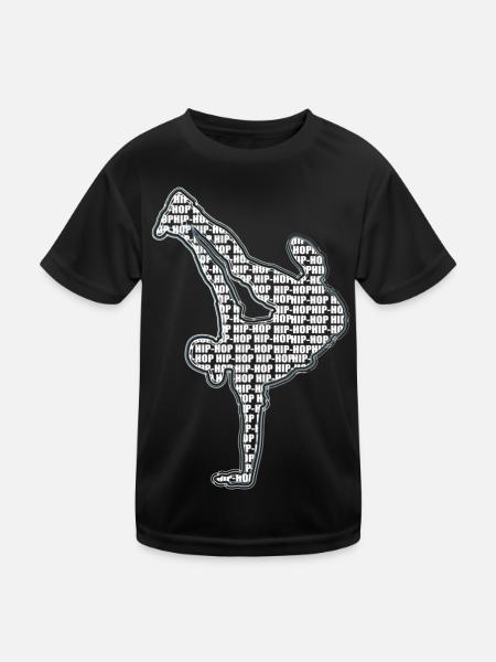 Breakdance - T-shirt sport Enfant - noir - Devant