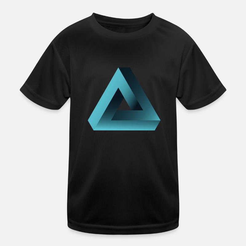 pyramide illusion optique illusion Illuminati ne T-shirt sport Enfant