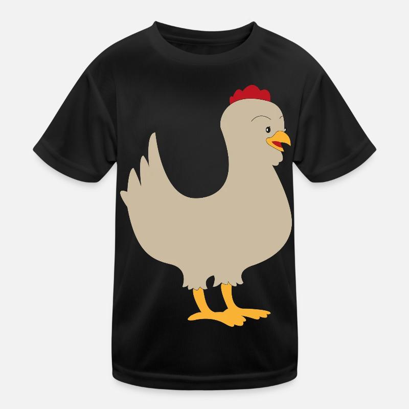 Huhn Kinder Funktions-T-Shirt