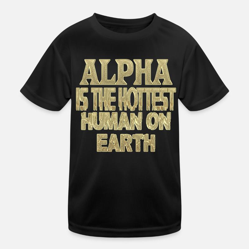 Alpha Kinder Funktions-T-Shirt