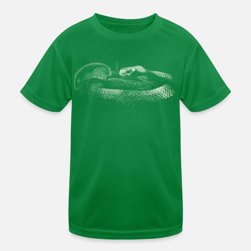 Schlange Kinder Funktions-T-Shirt