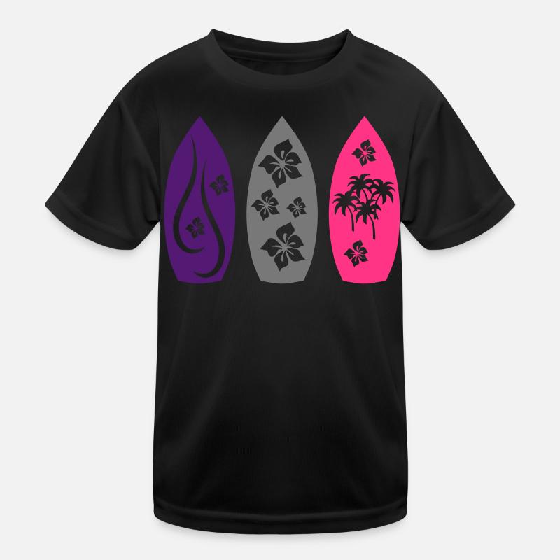 surfboard Kids Functional T-Shirt