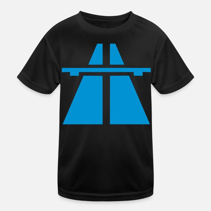 Autobahn Kinder Funktions-T-Shirt
