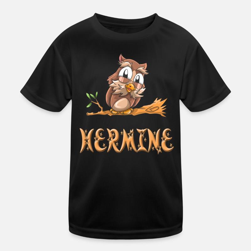 Eule Hermine Kinder Funktions-T-Shirt