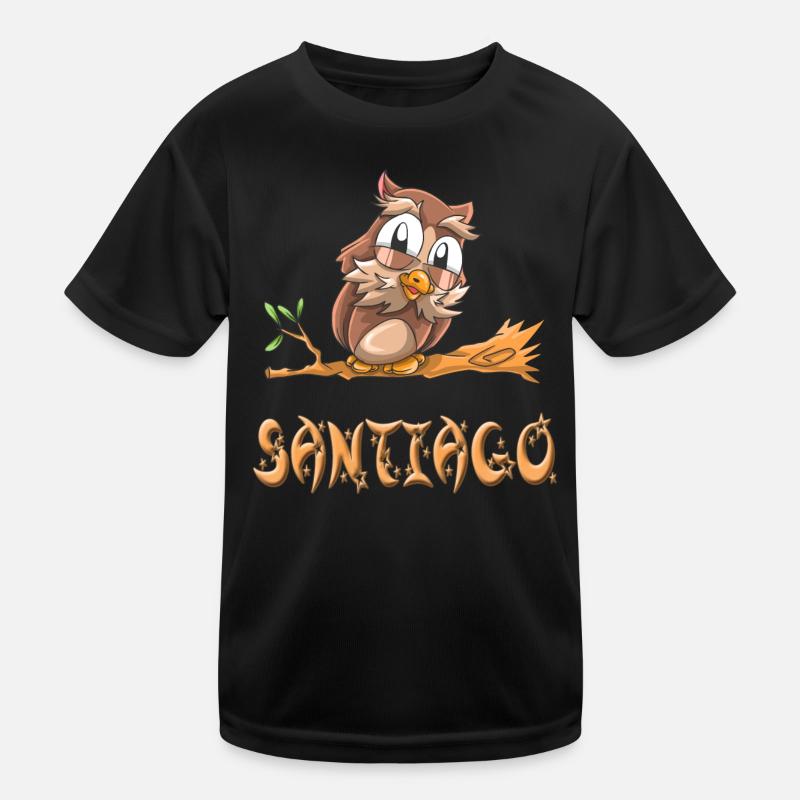 Eule Santiago Kinder Funktions-T-Shirt