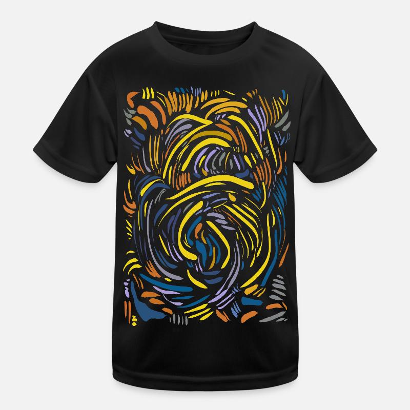 Abstrakt Kinder Funktions-T-Shirt
