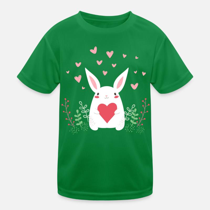 Lapin de l’Est Lapin de Pâques Oreilles de lapin mignon LOL T-shirt sport Enfant