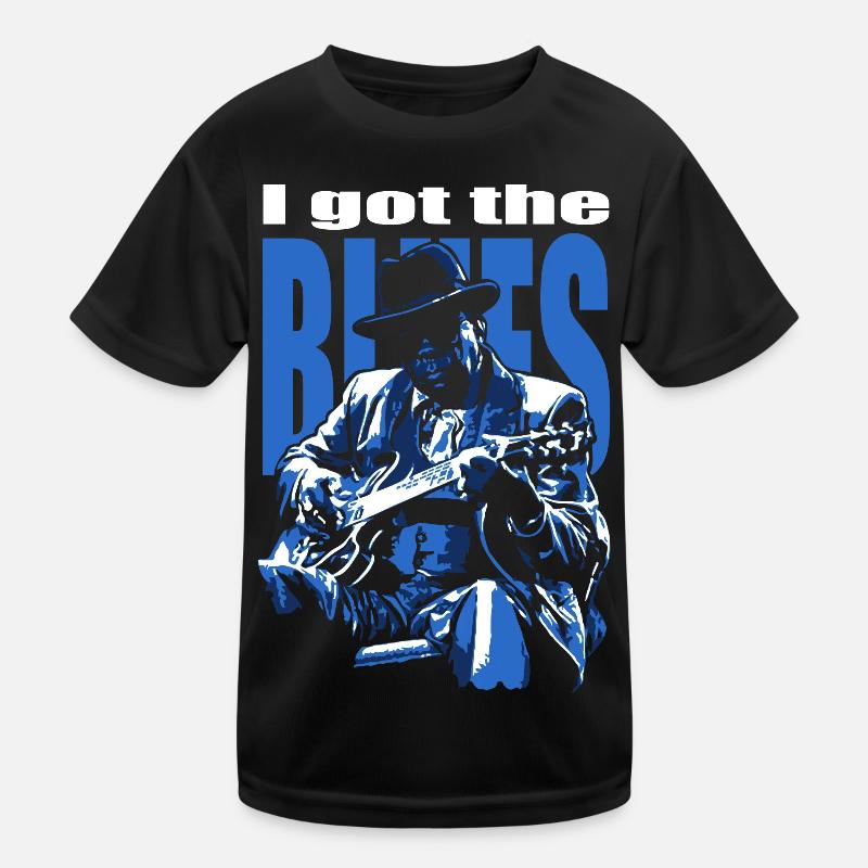 Ich habe den Blues Kinder Funktions-T-Shirt