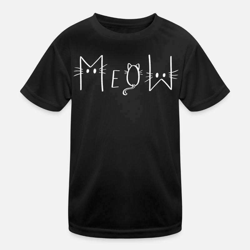 MEOW - meow cats Kids Functional T-Shirt