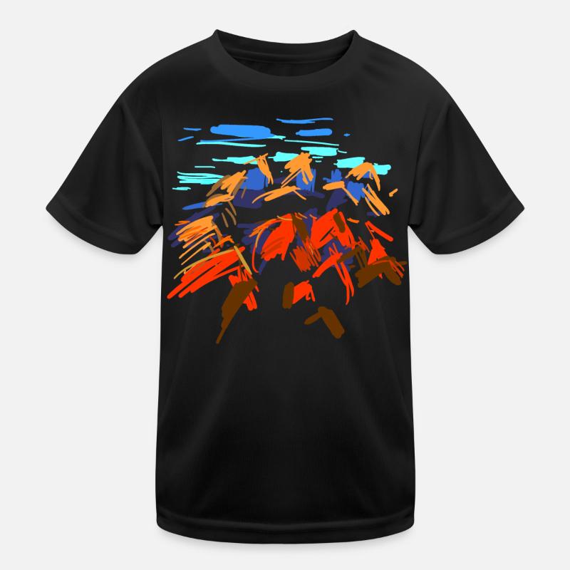 Mountains Kids Functional T-Shirt