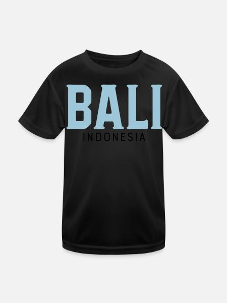 Bali - T-shirt sport Enfant - noir - Devant