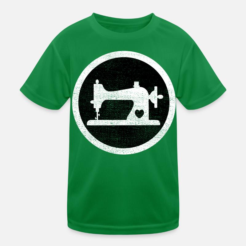 Vintage sewing machine Kids Functional T-Shirt