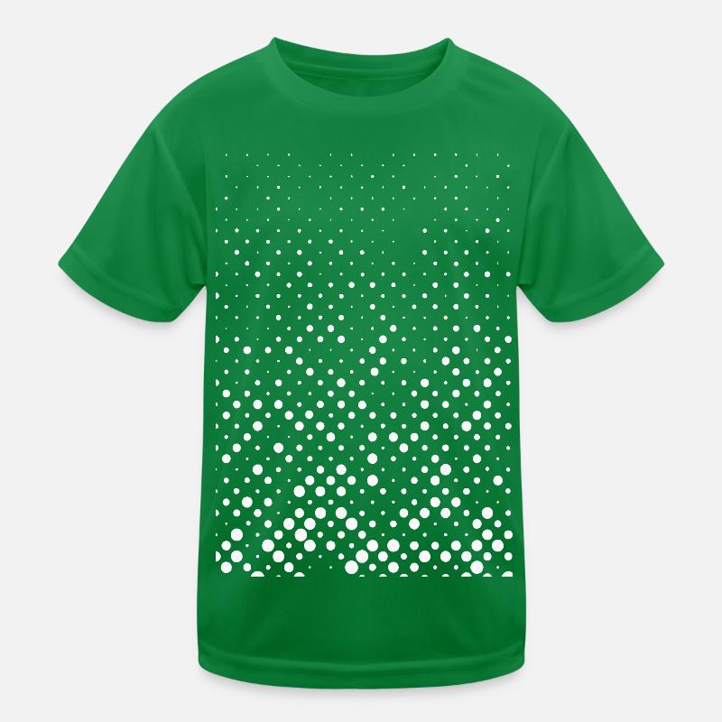 Abstract points / line / white / pattern Kids Functional T-Shirt