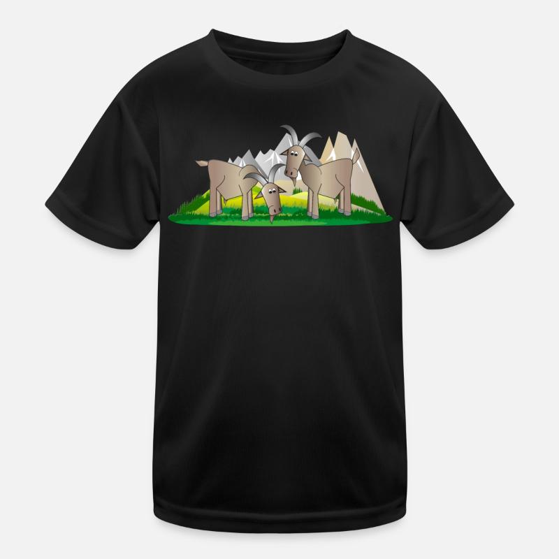 mountain goats Kids Functional T-Shirt