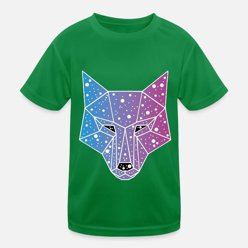 Galactic Wolf Kids Functional T-Shirt