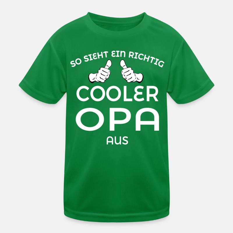 Cooler Opa Kinder Funktions-T-Shirt