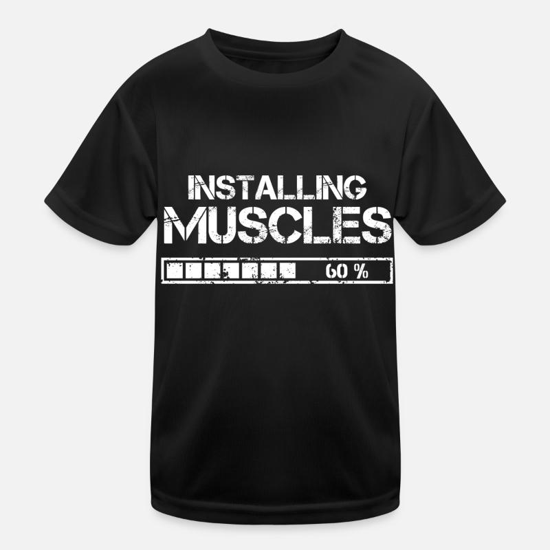 Installing Muscles Kids Functional T-Shirt