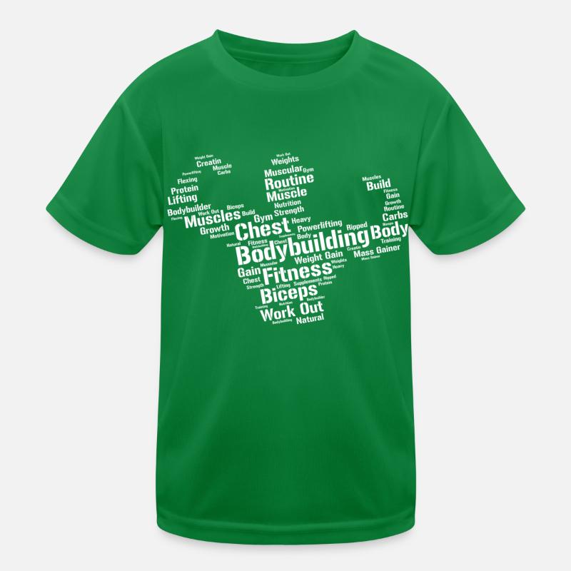 Bodybuilder T-shirt sport Enfant