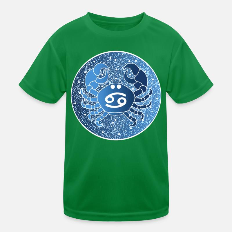 Sternzeichen: Krebs Kinder Funktions-T-Shirt