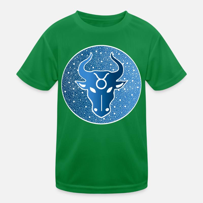 Sternzeichen: Stier Kinder Funktions-T-Shirt