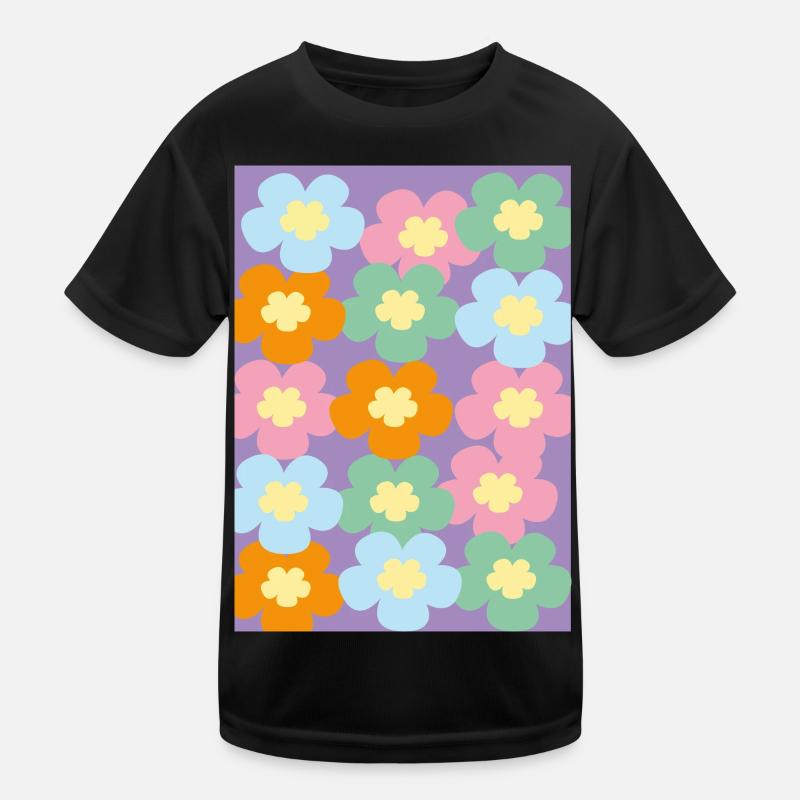 Flower Power Kids Functional T-Shirt