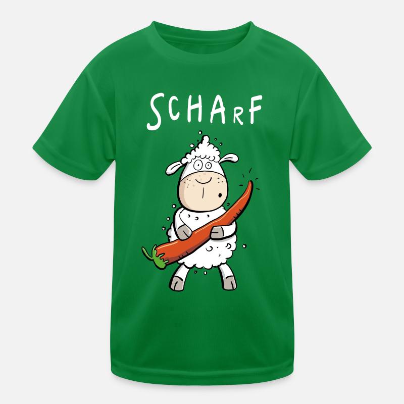 Pepperoni Sheep I Sharp comic pun Kids Functional T-Shirt