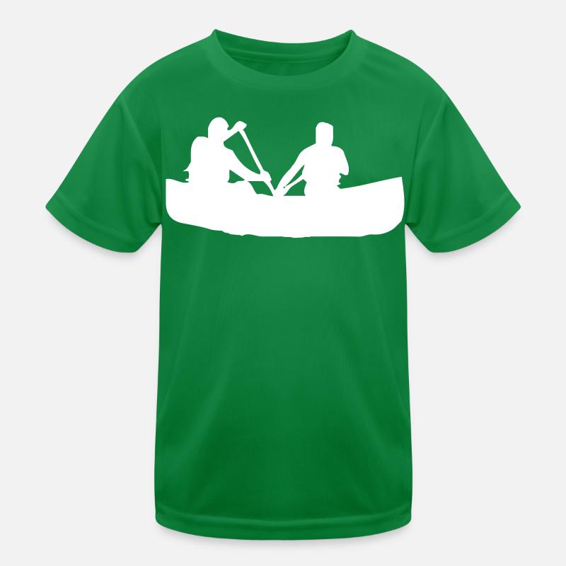 Paddling Rowing Canoe - Design Kids Functional T-Shirt