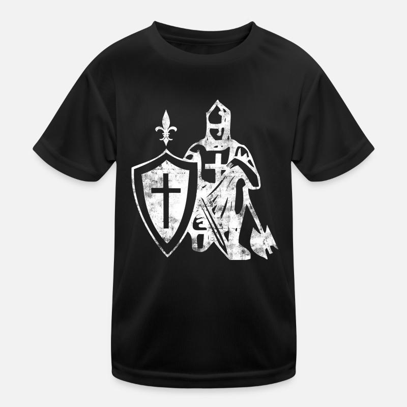 Kreuzritter Kinder Funktions-T-Shirt