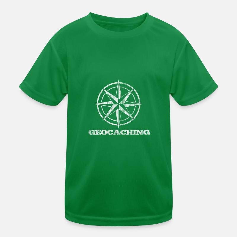Geocaching Kids Functional T-Shirt