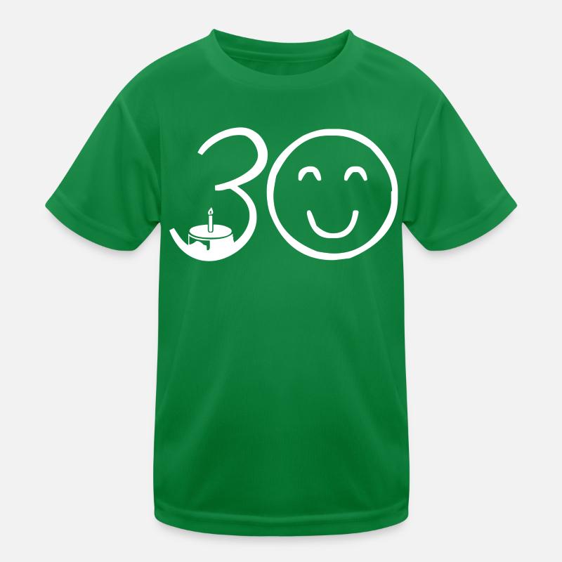 30. Geburtstag Kinder Funktions-T-Shirt