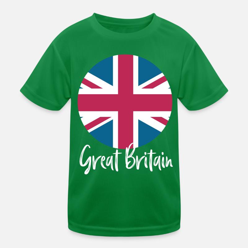 Great Britain Kinder Funktions-T-Shirt