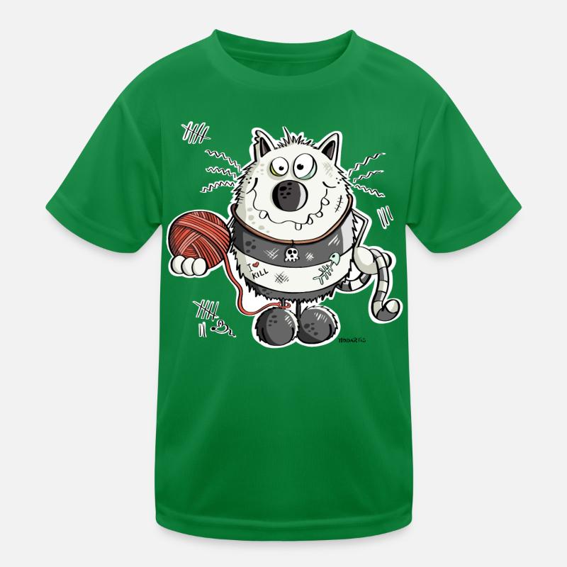 Bad Cat Kids Functional T-Shirt