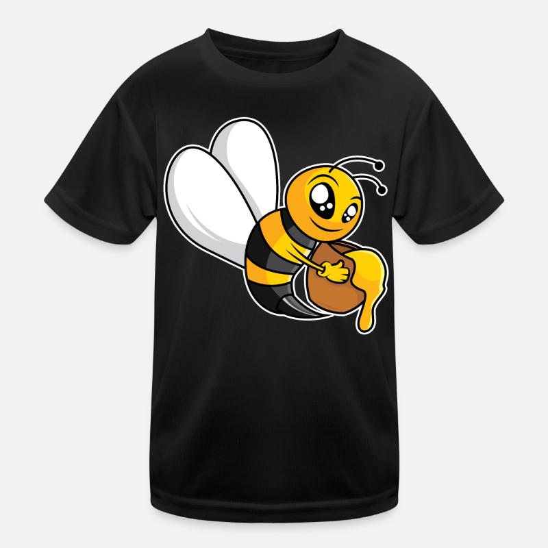 Fleißige Honigbiene Kinder Funktions-T-Shirt