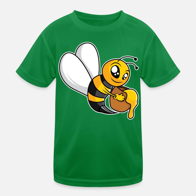 Industrious Honey Bee - Design Kids Functional T-Shirt