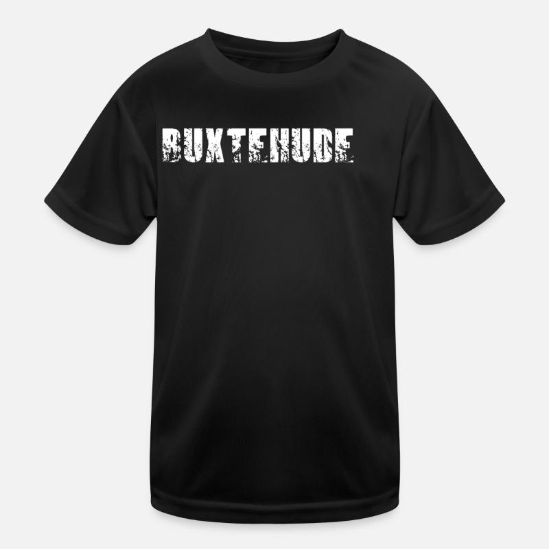 Buxtehude - Kinder Funktions-T-Shirt - Schwarz