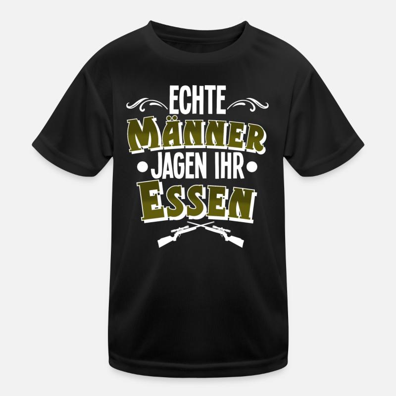 Jäger Jagen Kinder Funktions-T-Shirt