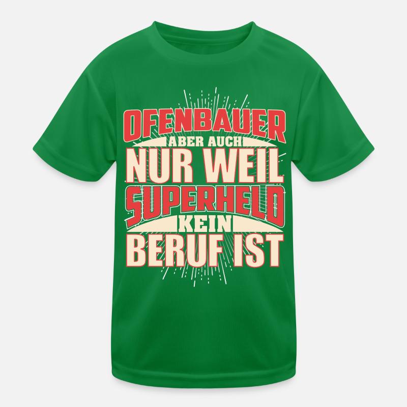 Ofenbauer Superheld Kinder Funktions-T-Shirt
